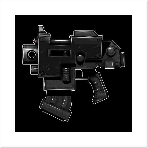 Bolt Pistol Wall Art by SimonBreeze